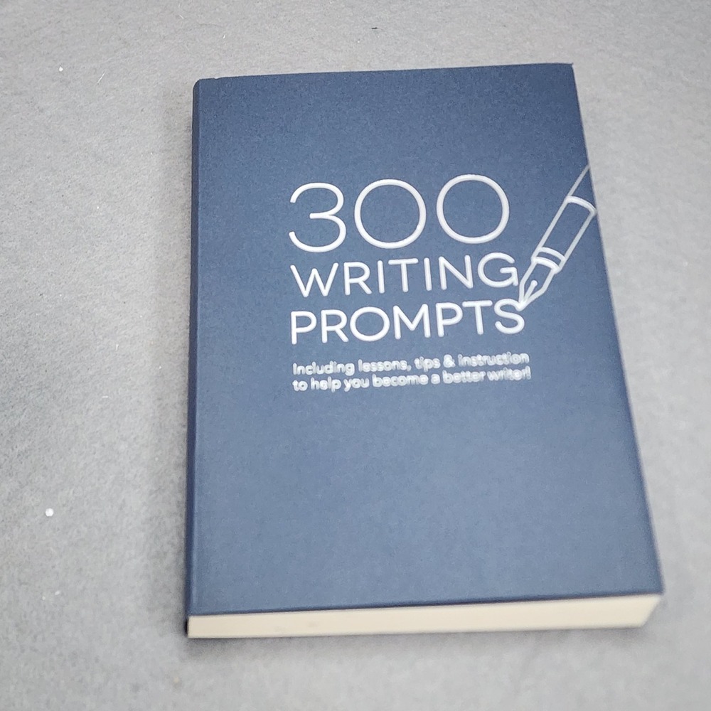 Piccadilly‎ 300 Writing Prompts Journal Navy Blue Creative Lessons 204 Pages